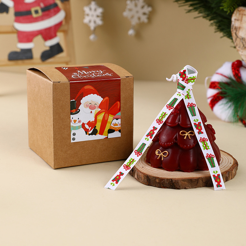 Christmas red bow Christmas tree