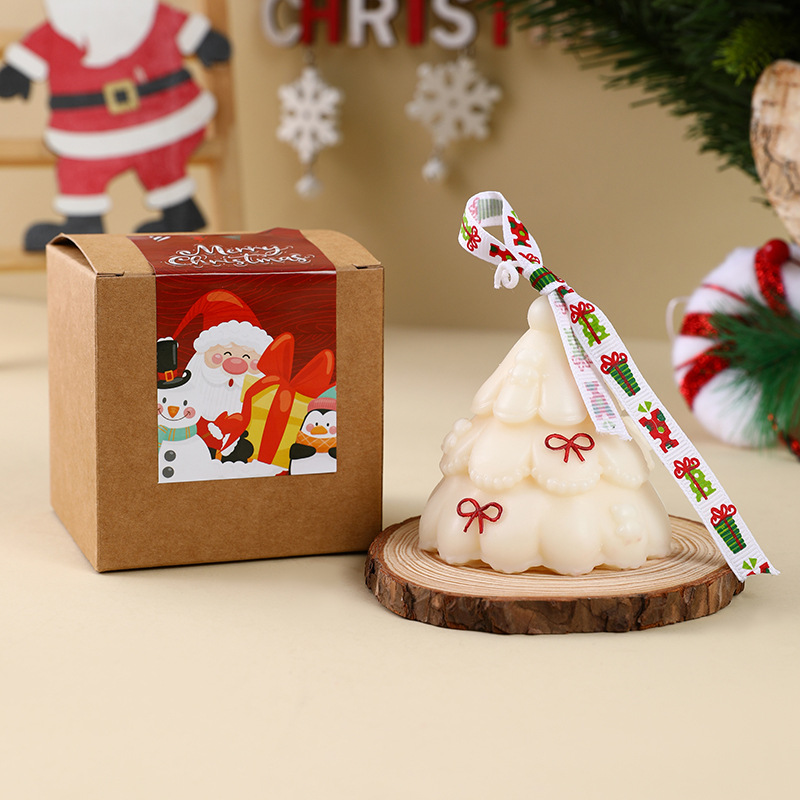 Christmas white bow Christmas tree