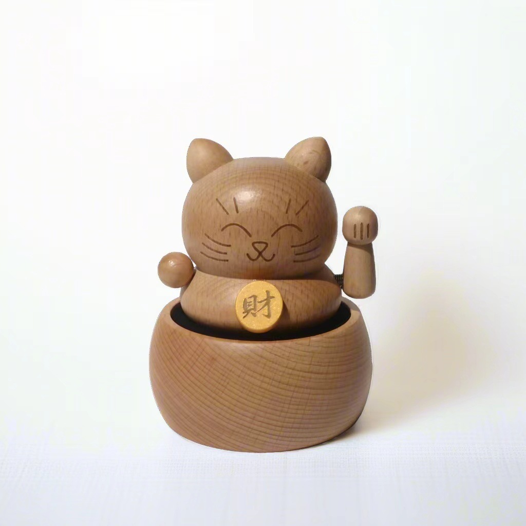 Imported rhyme movement new product handsome lucky cat 0.22kg