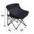 [Elegant black] low-back one-word cloth surface